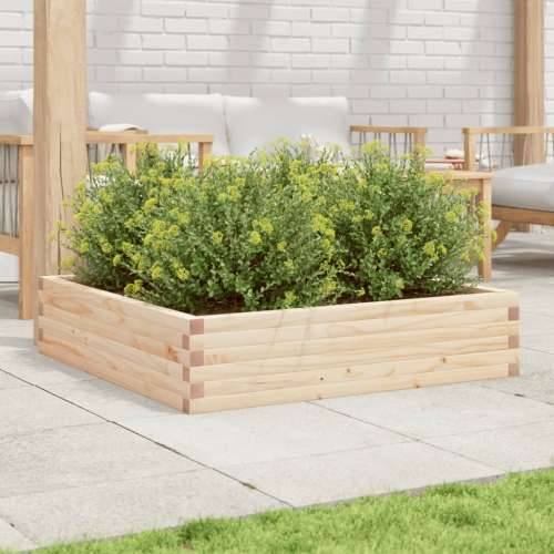 Vrtna sadilica 100x100x23 cm od masivne borovine - Prirodna boja bora 100 x 100 x 23 cm 1 Cijena