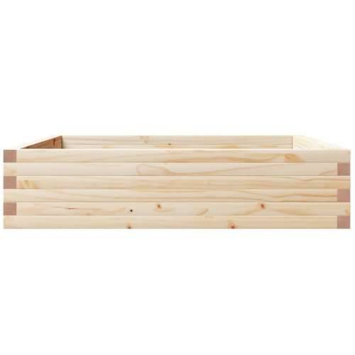 Vrtna sadilica 100x100x23 cm od masivne borovine - Prirodna boja bora 100 x 100 x 23 cm 1 Cijena