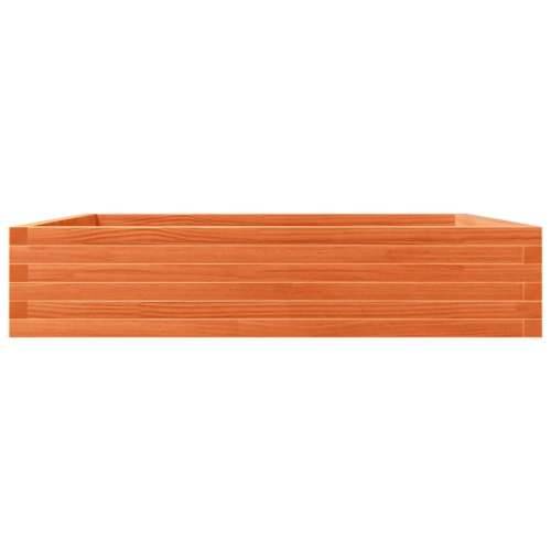 Vrtna sadilica voštano smeđa 110x110x23 cm masivna borovina - Voštano smeđa 110 x 110 x 23 cm 1 Cijena