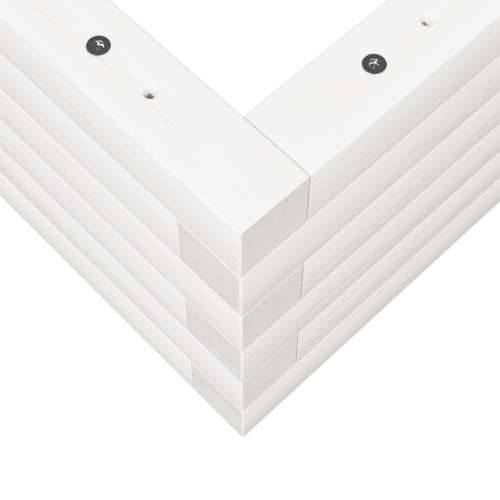 Vrtna sadilica bijela 90 x 60 x 23 cm od masivne borovine - Bijela 90 x 60 x 23 cm 1 Cijena
