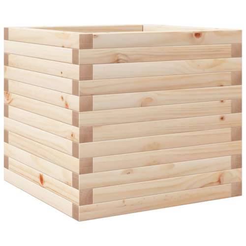 Vrtna sadilica 50x50x45,5 cm od masivne borovine - Prirodna boja bora 50 x 50 x 45.5 cm 1 Cijena