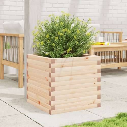 Vrtna sadilica 50x50x45,5 cm od masivne borovine - Prirodna boja bora 50 x 50 x 45.5 cm 1 Cijena