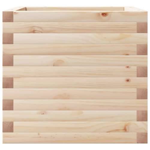 Vrtna sadilica 50x50x45,5 cm od masivne borovine - Prirodna boja bora 50 x 50 x 45.5 cm 1 Cijena