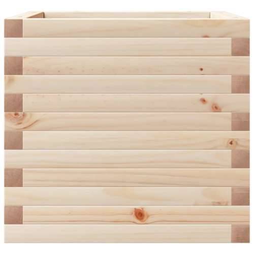 Vrtna sadilica 50x50x45,5 cm od masivne borovine - Prirodna boja bora 50 x 50 x 45.5 cm 1 Cijena