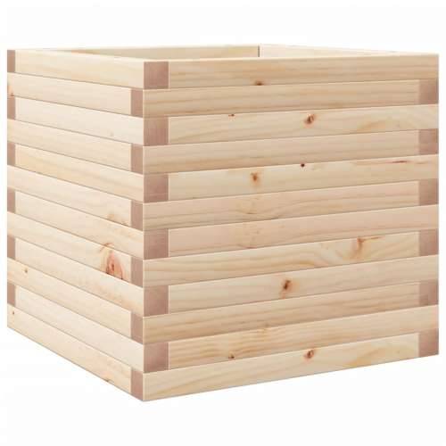 Vrtna sadilica 50x50x45,5 cm od masivne borovine - Prirodna boja bora 50 x 50 x 45.5 cm 1 Cijena