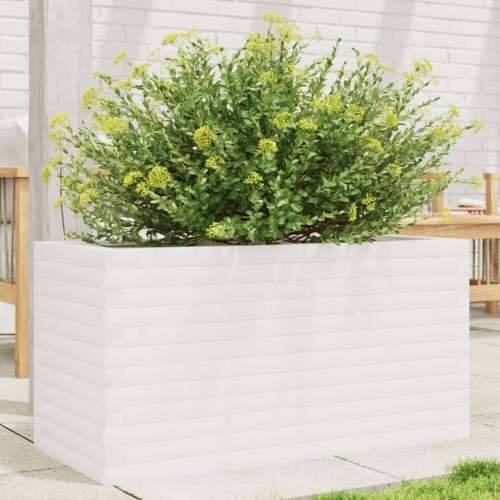 Vrtna sadilica bijela 90x40x45,5 cm od masivne borovine - Bijela 90 x 40 x 45.5 cm 1 Cijena