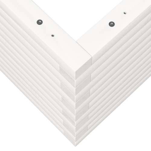 Vrtna sadilica bijela 110x40x45,5 cm od masivne borovine - Bijela 110 x 40 x 45.5 cm 1 Cijena