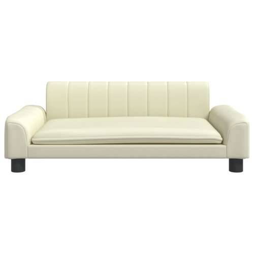 Dječja fotelja krem 90x53x30 cm od umjetne kože - Krema 90 x 53 x 30 cm Cijena