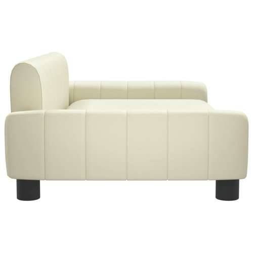 Dječja fotelja krem 90x53x30 cm od umjetne kože - Krema 90 x 53 x 30 cm Cijena
