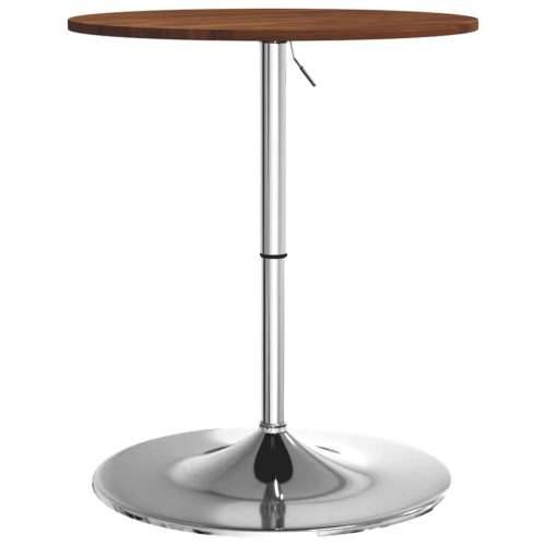 Barski stol tamnosmeđi Ø 60 x 89,5 cm od masivne hrastovine - Tamno smeđa 60 x 89.5 cm 1 masivna hrastovina Cijena