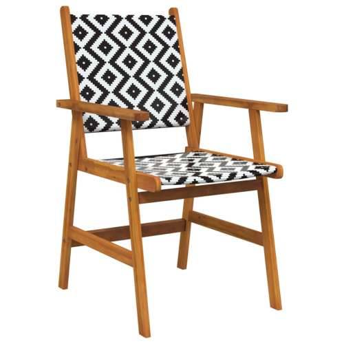 Vrtna garnitura - 5-dijelni vrtni blagovaonski set od masivnog bagremovog drva - 110 x 110 x 75 cm 4 Cijena
