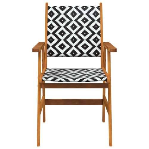 Vrtna garnitura - 5-dijelni vrtni blagovaonski set od masivnog bagremovog drva - 110 x 110 x 75 cm 4 Cijena