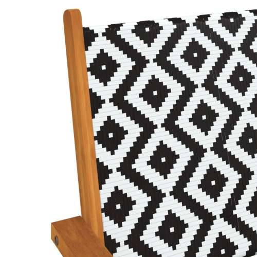 Vrtna garnitura - 5-dijelni vrtni blagovaonski set od masivnog bagremovog drva - 110 x 110 x 75 cm 4 Cijena
