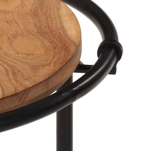 Uklapajući stolići 3 kom od masivnog drva bagrema - 1 solid wood acacia Cijena