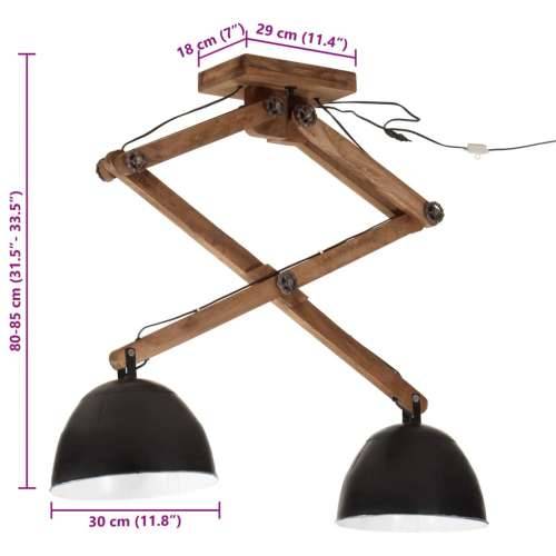 Stropna svjetiljka 25 W crna 29 x 18 x 85 cm E27 - Crna 1 Cijena