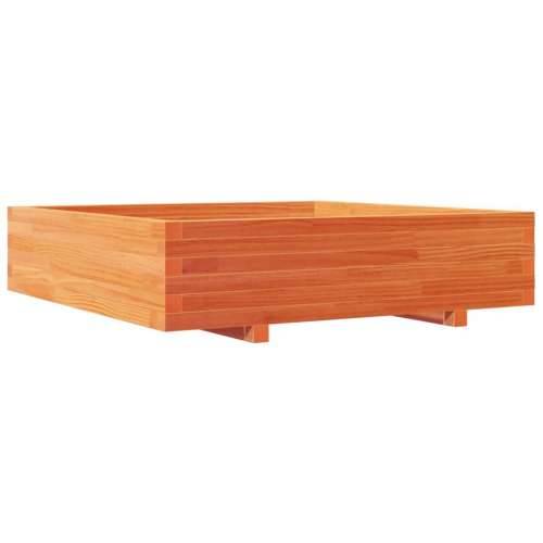 Vrtna sadilica voštano smeđa 100x100x26,5 cm masivna borovina Cijena