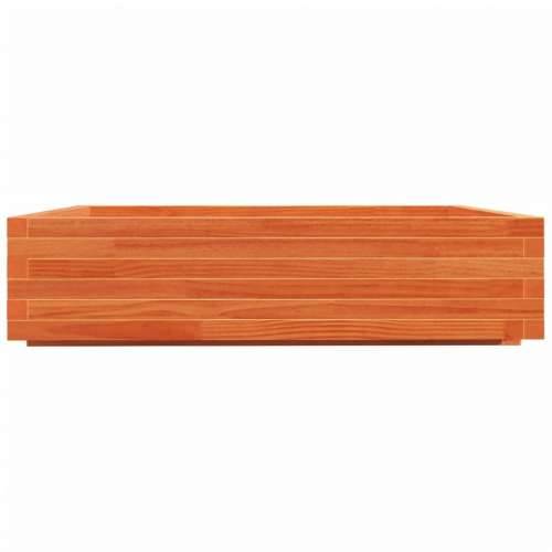 Vrtna sadilica voštano smeđa 100x100x26,5 cm masivna borovina Cijena