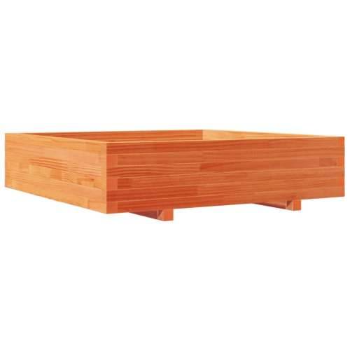 Vrtna sadilica voštano smeđa 100x100x26,5 cm masivna borovina Cijena