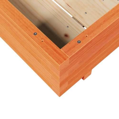 Vrtna sadilica voštano smeđa 100x100x26,5 cm masivna borovina Cijena