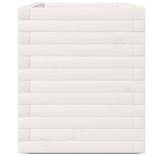 Vrtna sadilica bijela 90x40x49,5 cm od masivne borovine Cijena