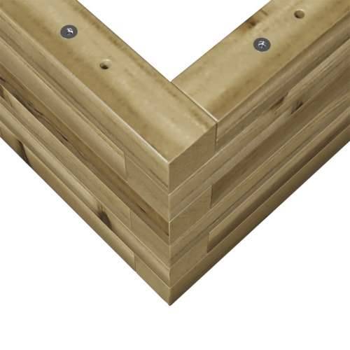 Vrtna sadilica 90x60x23 cm od impregnirane borovine - Prirodno impregnirano 90 x 60 x 23 cm 1 Cijena