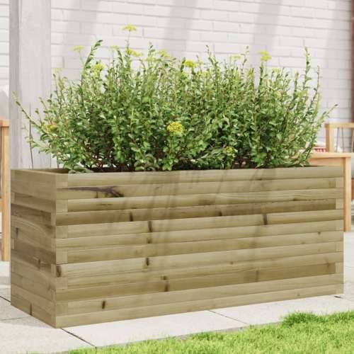 Vrtna sadilica 110x40x45,5 cm od impregnirane borovine - Prirodno impregnirano 110 x 40 x 45.5 cm 1 Cijena
