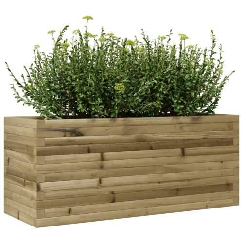 Vrtna sadilica 110x40x45,5 cm od impregnirane borovine - Prirodno impregnirano 110 x 40 x 45.5 cm 1 Cijena