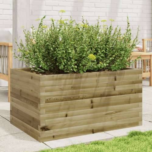 Vrtna sadilica 90x60x45,5 cm od impregnirane borovine - Prirodno impregnirano 90 x 60 x 45.5 cm 1 Cijena