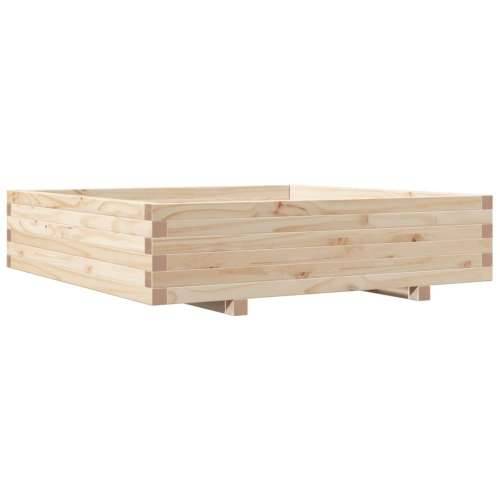 Vrtna sadilica 100x100x26,5 cm od masivne borovine Cijena