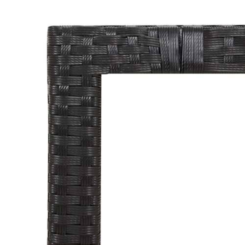 Vrtna garnitura - 9-dijelni vrtni blagovaonski set s jastucima crni od poliratana - 190 x 90 x 75 cm pe rattan 8 Cijena