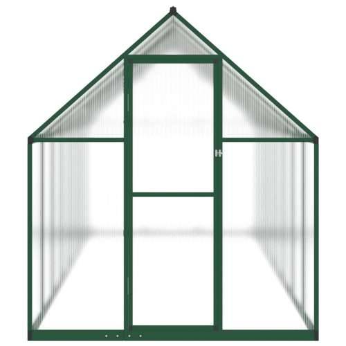 Staklenik s okvirom zeleni 445 x 169 x 195 cm aluminijski - Zelena 445 x 169 x 195 cm 1 Cijena