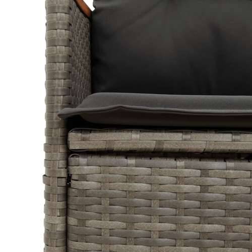 Vrtna garnitura - 7-dijelni vrtni blagovaonski set sivi od poliratana - 190 x 90 x 75 cm pe rattan 6 Cijena