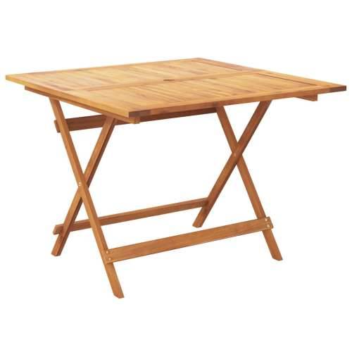 Vrtna garnitura - 5-dijelni vrtni blagovaonski set bež poliratana i masivno drvo - Bež 90 x 90 x 75 cm 1 Cijena