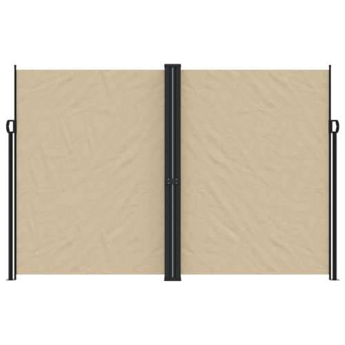 Bočna tenda na uvlačenje bež 220x1200 cm - Bež 220 x 1200 cm 1 Cijena