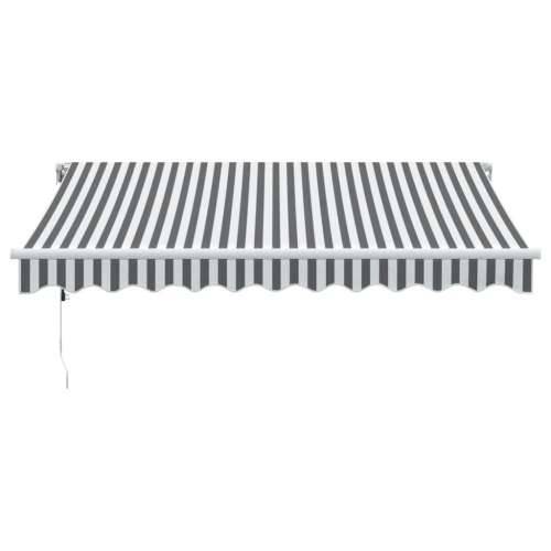 Tenda na automatsko uvlačenje antracit i bijela 300 x 250 cm - Antracit i bijela 300 x 250 cm 1 Cijena