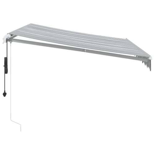 Tenda na automatsko uvlačenje antracit i bijela 300 x 250 cm - Antracit i bijela 300 x 250 cm 1 Cijena