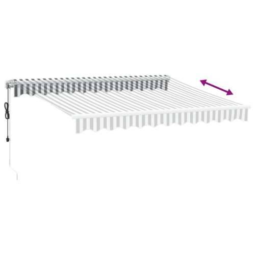 Tenda na automatsko uvlačenje antracit i bijela 300 x 250 cm - Antracit i bijela 300 x 250 cm 1 Cijena