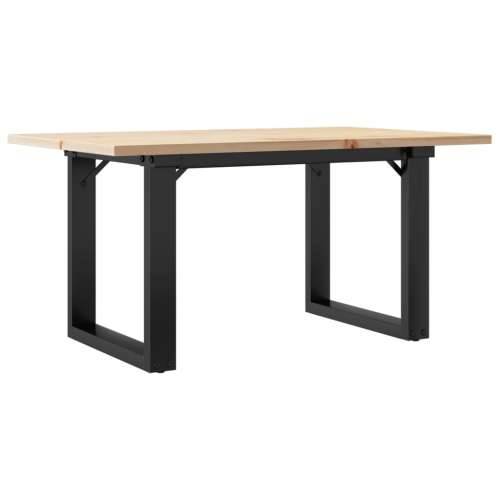 Stolić za kavu O-oblika 80x50x40 cm borovina i čelik - 80 x 50 x 40 cm 1 O-oblik O-okvir Cijena