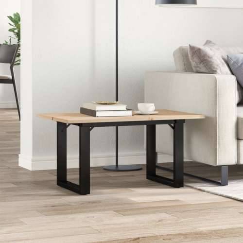 Stolić za kavu O-oblika 80x50x40 cm borovina i čelik - 80 x 50 x 40 cm 1 O-oblik O-okvir Cijena