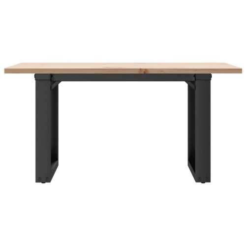 Stolić za kavu O-oblika 80x50x40 cm borovina i čelik - 80 x 50 x 40 cm 1 O-oblik O-okvir Cijena