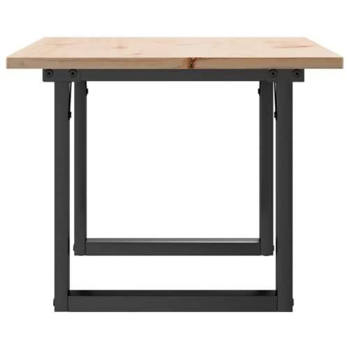 Stolić za kavu O-oblika 80x50x40 cm borovina i čelik - 80 x 50 x 40 cm 1 O-oblik O-okvir Cijena