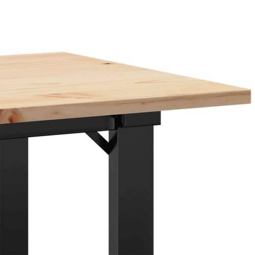 Stolić za kavu O-oblika 80x50x40 cm borovina i čelik - 80 x 50 x 40 cm 1 O-oblik O-okvir Cijena