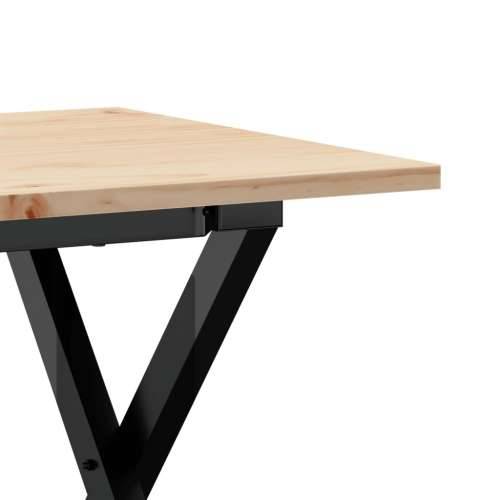 Stolić za kavu X-oblika 100x50x45cm borovina i čelik - 100 x 50 x 45 cm 1 Oblik slova X x-okvir Cijena
