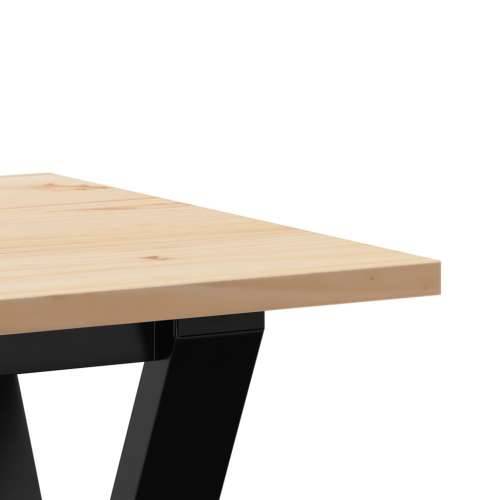 Stolić za kavu Y-oblika 100x50x45cm borovina i čelik - 100 x 50 x 45 cm 1 Oblik slova Y y-okvir Cijena