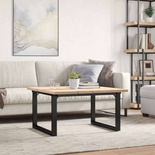 Stolić za kavu O-oblika 90x90x45,5 cm od borovine i čelik - 90 x 90 x 45.5 cm 1 O-oblik O-okvir Cijena