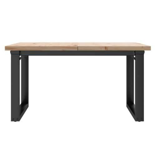 Stolić za kavu O-oblika 90x90x45,5 cm od borovine i čelik - 90 x 90 x 45.5 cm 1 O-oblik O-okvir Cijena