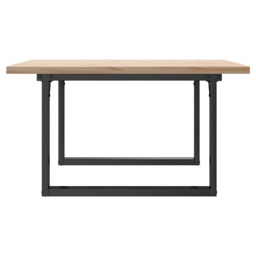 Stolić za kavu O-oblika 90x90x45,5 cm od borovine i čelik - 90 x 90 x 45.5 cm 1 O-oblik O-okvir Cijena