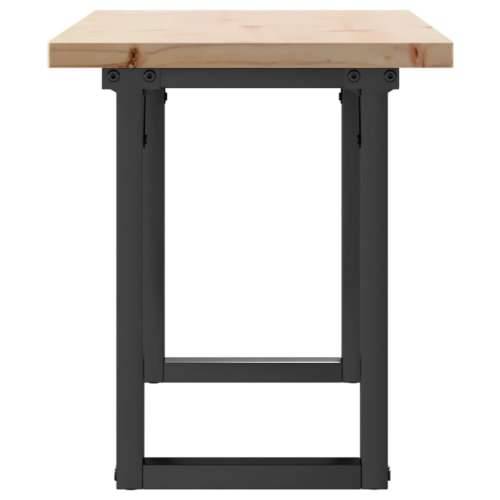 Stolić za kavu O-oblika 110x40x45,5 cm od borovine i čelik - 110 x 40 x 45.5 cm 1 O-oblik O-okvir Cijena