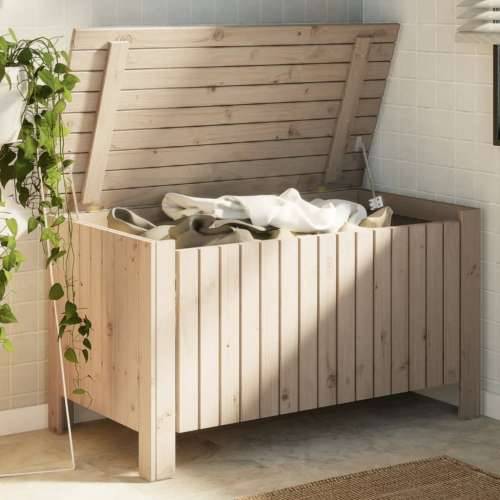 Kutija za pohranu s poklopcem RANA 100x49x54cm masivna borovina - Prirodna 100 x 49 x 54 cm 1 Okomite pruge Cijena