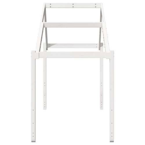 Krov za dječji krevet bijeli 203x80,5x142 cm masivna borovina - Bijela 203 x 80.5 x 142 cm Cijena